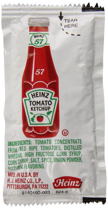 Single Serve Ketchup (1500 ct Casepack) by HEINZ – 0.32 Ounce (Pack of 1500), Model 1300051340