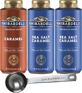 Sauce - 1 Caramel & 2 Sea Salt Caramel with Ghirardelli Spoon