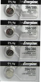 4 Pcs Energizer 394-380TS BUTTON CELL BATTERIES 394 OX