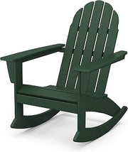 Polywood Vineyard Rocking Chair, Green
