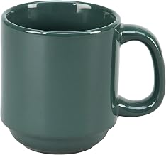 Vertex China SM-FG Vista Summit Stackable Mug, 3-1/4", 10 oz., Forest Green (Pack of 36)