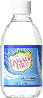 Canada Dry Club Soda Bottles,10 Fl Oz (Pack of 6)
