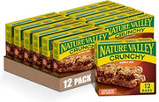 Nature Valley Crunchy Granola Bars, Peanut Butter Dark Chocolate, 12 Bars, 8.94 OZ (Pack of 12)
