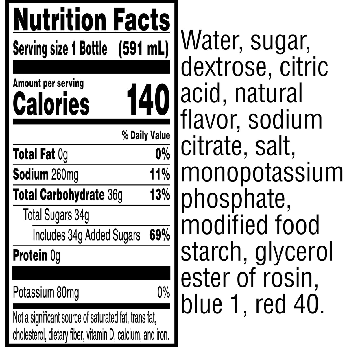 Gatorade purple / Grape / 20 Fl Oz (Pack of 8) Sports Drinks