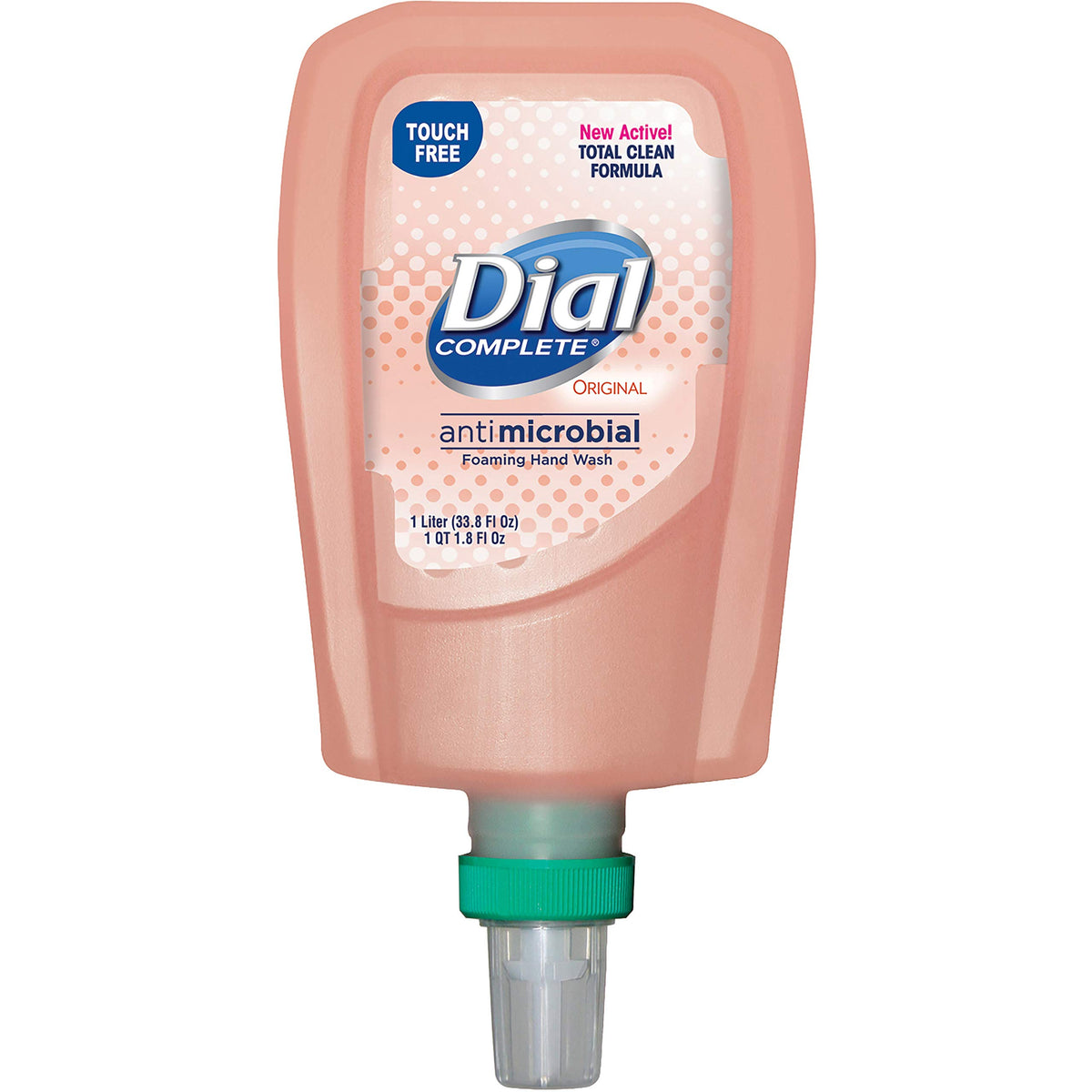 FIT TouchFree Refill Antimicrobial Soap by Dial – 1 Count (Pack of 3), Peach, Pack of 3, Model 16674