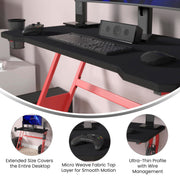 Flash Furniture 23.5L x 45.8W inches / Black / Classic Computers & Accessories
