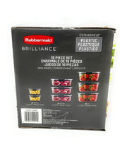 Food Storage Containers with Lids - 16 Piece Set by Rubbermaid – 16 pieces, 4.7 cups, Plastic, black, Pack of 16