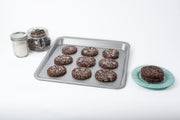 Bakeware Easy Slide Non Stick Cookie Sheet Pan by USA Pan – 14 x 14 x 1", Aluminized Steel, Model 10205MC-6