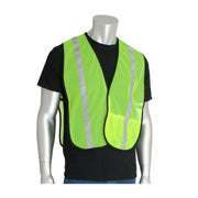 Non-ANSI 1 Pocket Mesh Safety Vest by Pip – Polyester, Lime, Model 300-EVOR-ELY