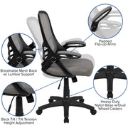 Flash Furniture Light Gray / Set of 1 / Contemporary Home Office Desk Chairs