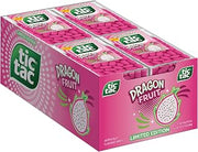 Dragon Fruit by Tic Tac – 1.7 Ounce (Pack of 12), Pink, Pack of 12