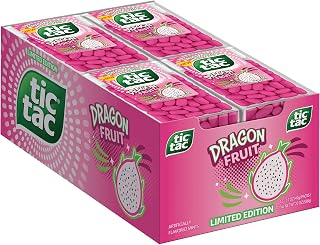 Dragon Fruit by Tic Tac – 1.7 Ounce (Pack of 12), Pink, Pack of 12