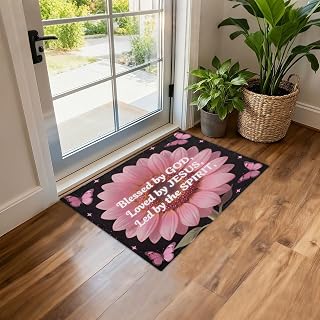 JUNZAN Soft Faux Lambskin Plush Non Slip Rubber Back Floor Rug One Size