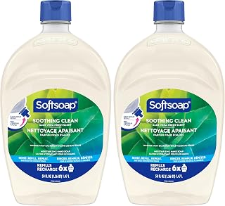 Softsoap Soothing Clean Liquid Hand Soap Refill, 50 Ounce (Pack of 2)