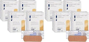Henry Schein Fabric Adhesive Strip Bandages 1" x 3", Sterile, 800 Ct (Pack of 8)