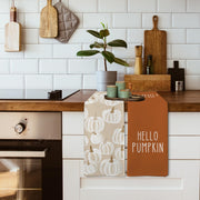 XNXLDYLH Hello Pumpkin Kitchen Towels, 16x24 Inches, Set of 2