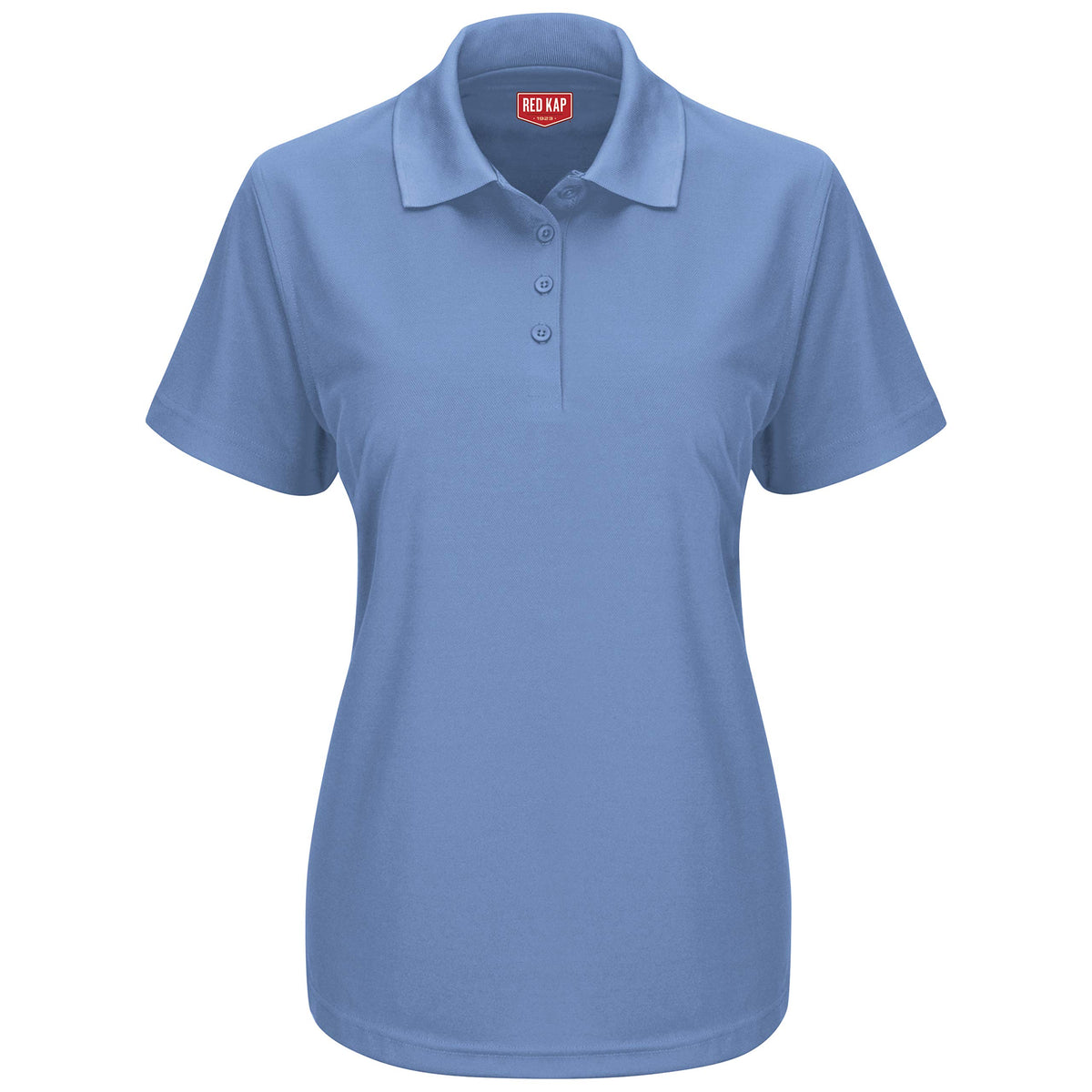 Red Kap Large / Medium Blue / Short Sleeve Performance Knit® Pocketless Core Polo Polos