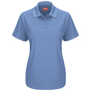 Red Kap XX-Large / Medium Blue / Short Sleeve Performance Knit® Pocketless Core Polo Polos