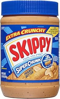 SKIPPY Peanut Butter, Chunky, 28 Ounce (Pack of 12)