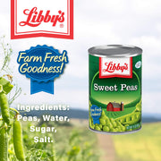 Sweet Peas Cans by Libby's – 15 Ounce (Pack of 12), Pack of 12