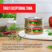 Genova Yellowfin Tuna in Olive Oil / 3 Ounce (Pack of 24) / Light Tuna Fish