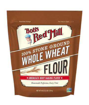 Whole Wheat Flour by Bob's Red Mill – 48 Ounce (Pack of 1)