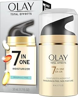 Olay Total Effects Face Moisturizer, Fragrance-Free, 1.7 fl oz