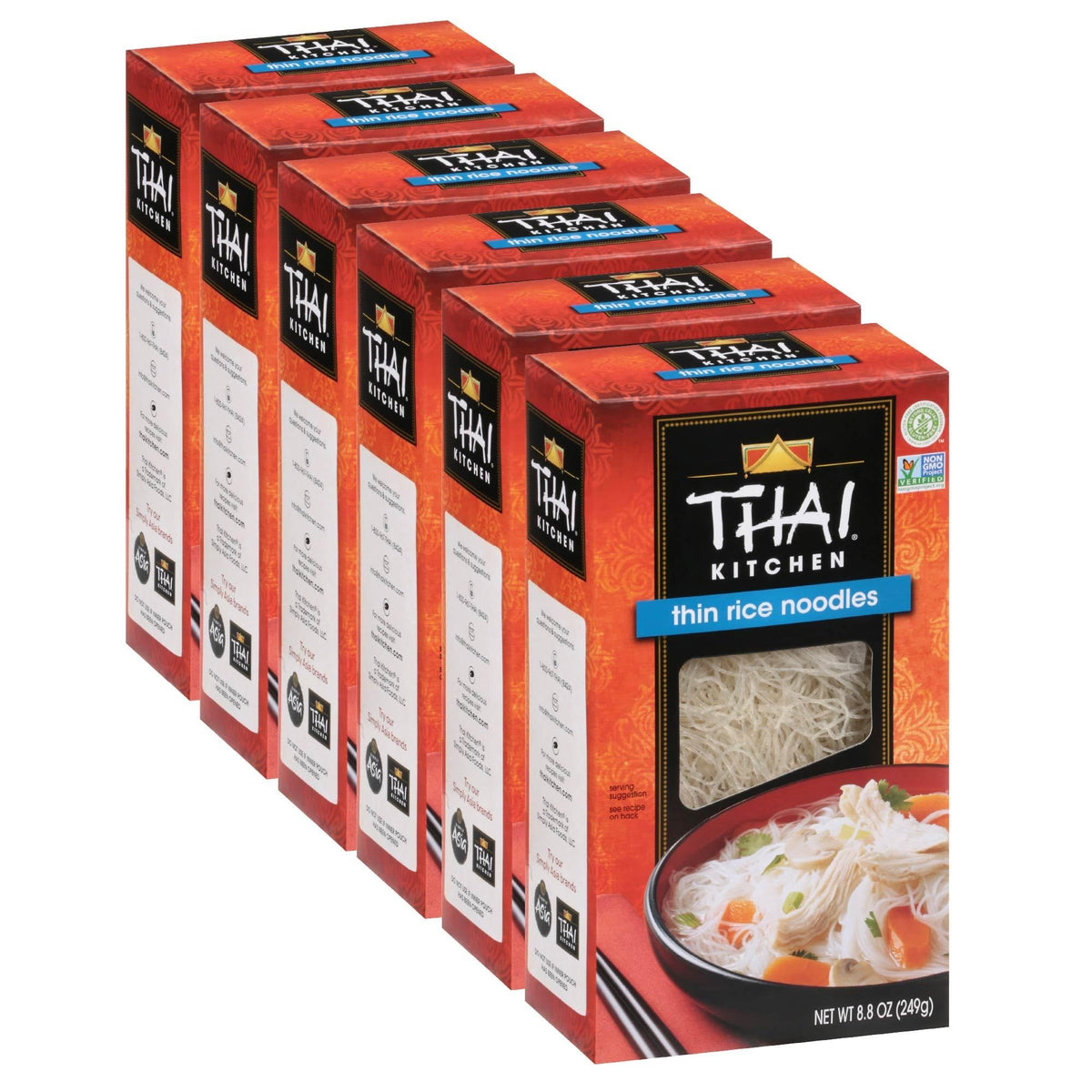 Thai Kitchen 8.8 Ounce (Pack of 6) / Rice Noodles / 12 Rice