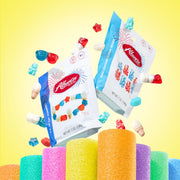 Albanese Firecracker Bears / 7 Ounce (Pack of 6) / Red, White, Blue Gummy Candy