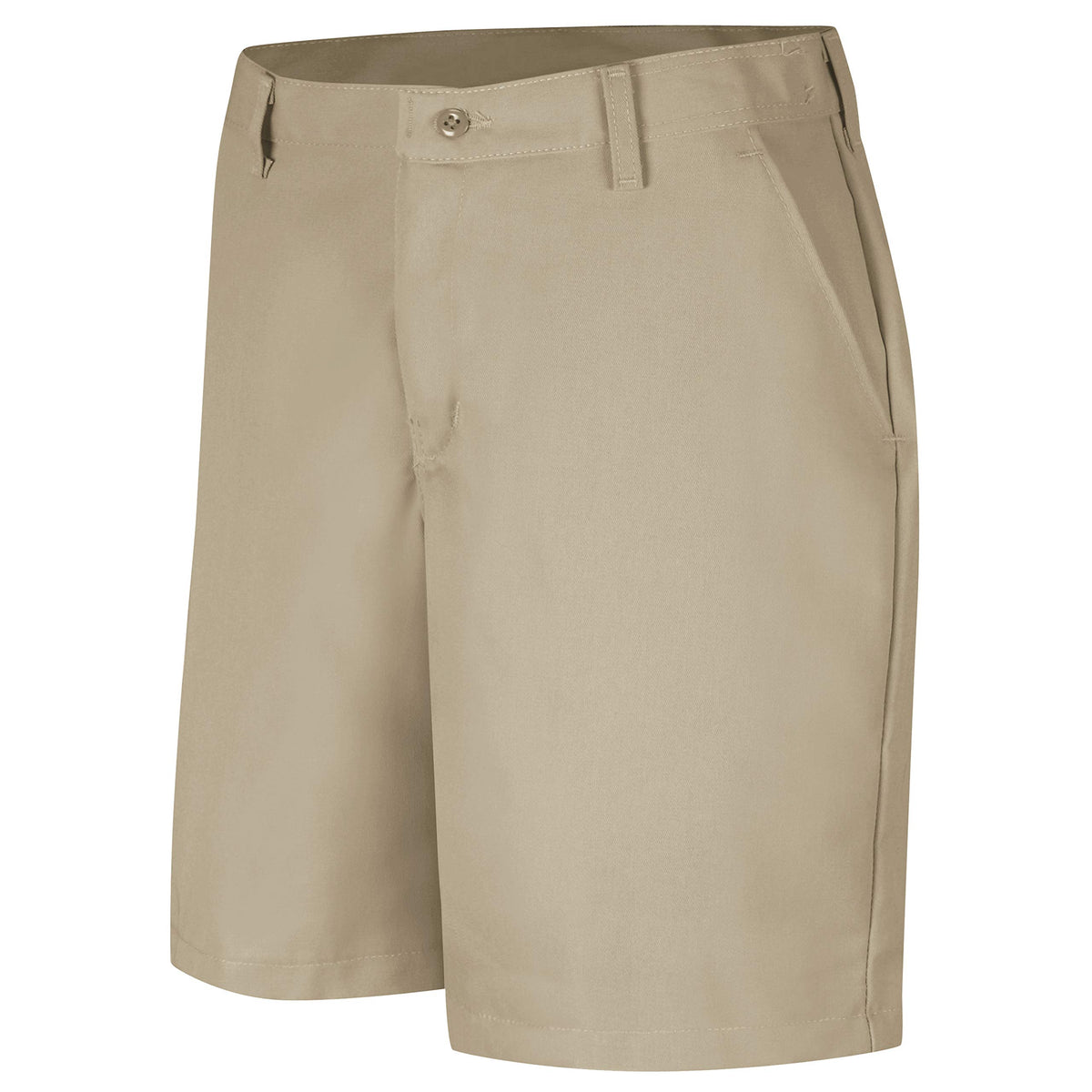Red Kap 14 / Tan / Plain Front Work Short Shorts