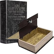 Barska Antique Book Lock Box with Key Lock