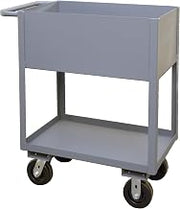 Durham RSC12-1830-2-3.6K-95 2 Shelf Stock Cart with Lips Up, 12", 3600 lb Capacity