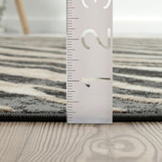 Terra Area Rug for Living Room by Abani – 9' x 12' (Rectangular), Polypropylene, Grey, Model TER160A-9