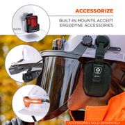 Ergodyne Orange / One Size / Full Brim Safety Helmet - Type 2, Class C Head Protection