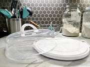 Top Shelf Elements Pie Carrier, 12 Inch Diameter, White