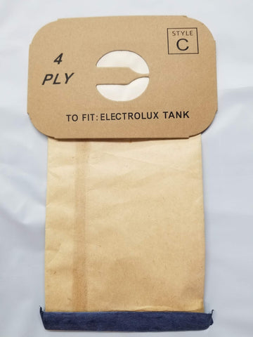 25 Canister C Vacuum Sweeper Bags by Electrolux – 25, Paper, Fabric, Brown, Model 526916