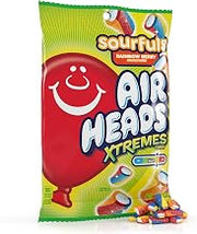 Airheads Xtremes Sourfuls Candy, Rainbow Berry, 6 Ounce Bag (12-Pack) | Individually Wrapped Bulk Chewy Candy, Artificially Flavored