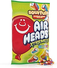 Airheads Xtremes Sourfuls Candy, Rainbow Berry, 6 Ounce Bag (12-Pack) | Individually Wrapped Bulk Chewy Candy, Artificially Flavored
