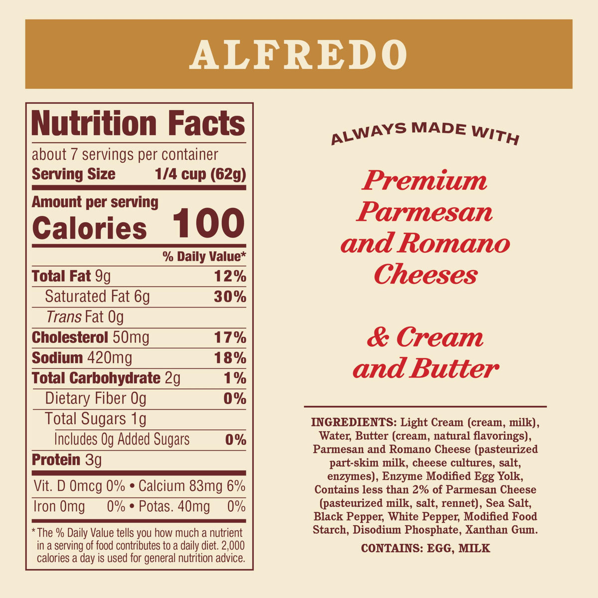 Alfredo Sauce by Rao's Homemade – 15 Ounce (Pack of 6), Sauce, Pack of 6