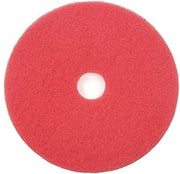 Global Industrial 20" Red Buffing Pad, 5/Case, 404420