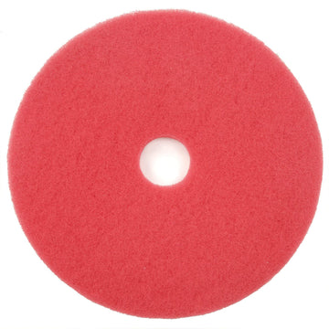 17" Red Buffing Pad by Global Industrial – 17.75"L x 17.5"W x 5.5"H, Polyester, Red, Model 404417