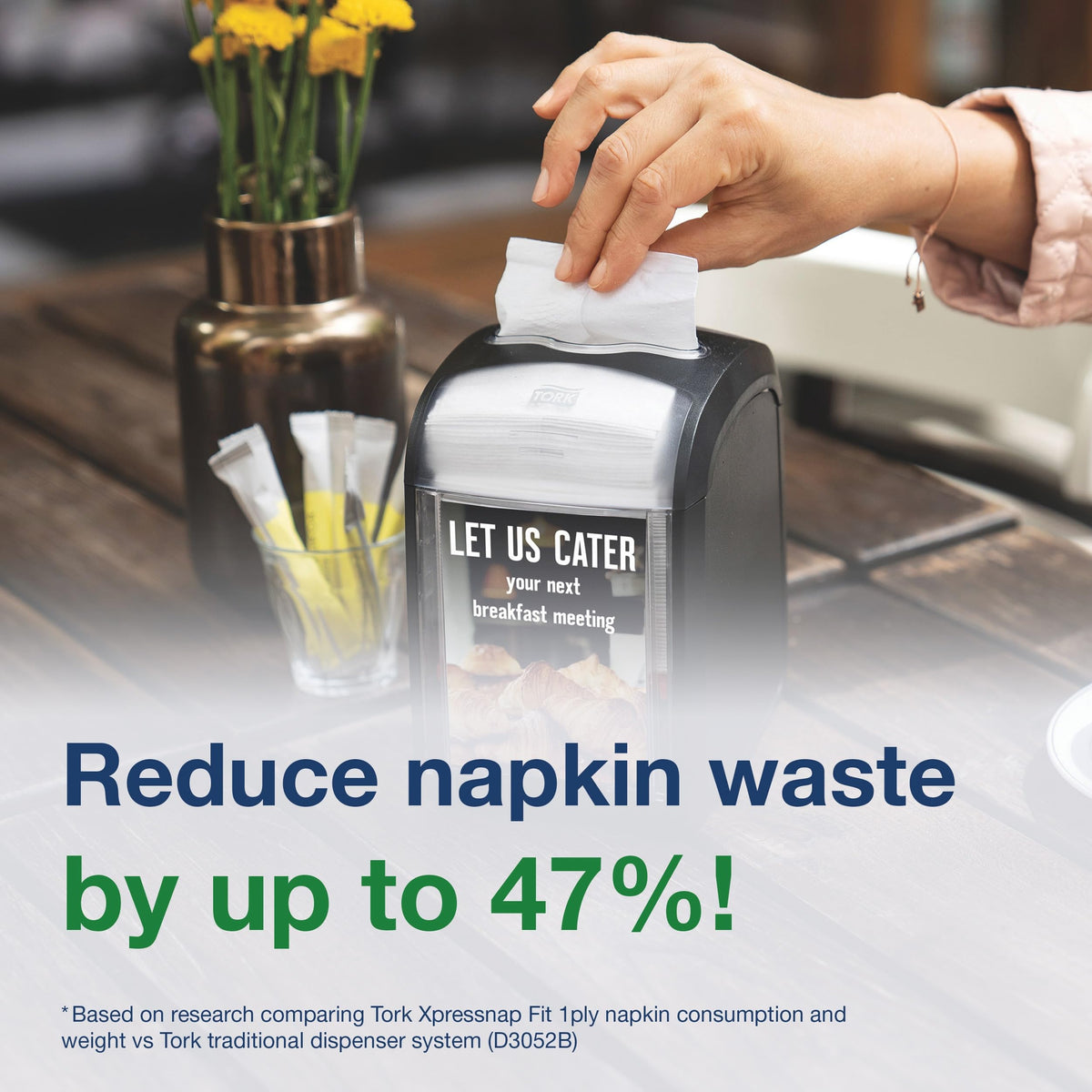 Tork Xpressnap Fit White Dispenser Napkin N14 – 6 x 720 napkins, 800700