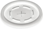 DINEX DX2225ST9000 Disposable Lid with Straw Slot, Polystyrene, Translucent (Pack of 2000)