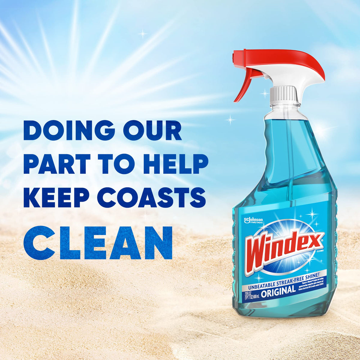 Refill Bundle of Glass and Window Cleaner Spray by Windex – 23 Fl Oz Spray & 32 Fl Oz Refill Bundle, Pack of 2