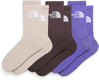 The North Face Everyday Standard Crew Sock | 3-pack Breathable Socks for Men & Women With Light Padding & Ergonomic Toe Box