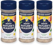 Morton Reduced Sodium Nature's Season, Spices and Seasonings, 7.5oz, 3 Pack