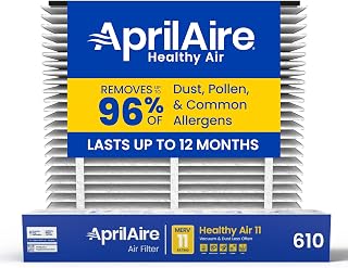 610 Replacement Filter for AprilAire Whole House Air Purifier 1625FG - MERV 11, Clean Air & Dust, 16x25x4 Air Filter (Pack of 1)