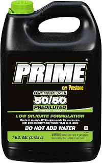 Prestone AF3300-6PK Prime Green Silicate 50/50 Antifreeze - 1 Gallon, (Pack of 6)