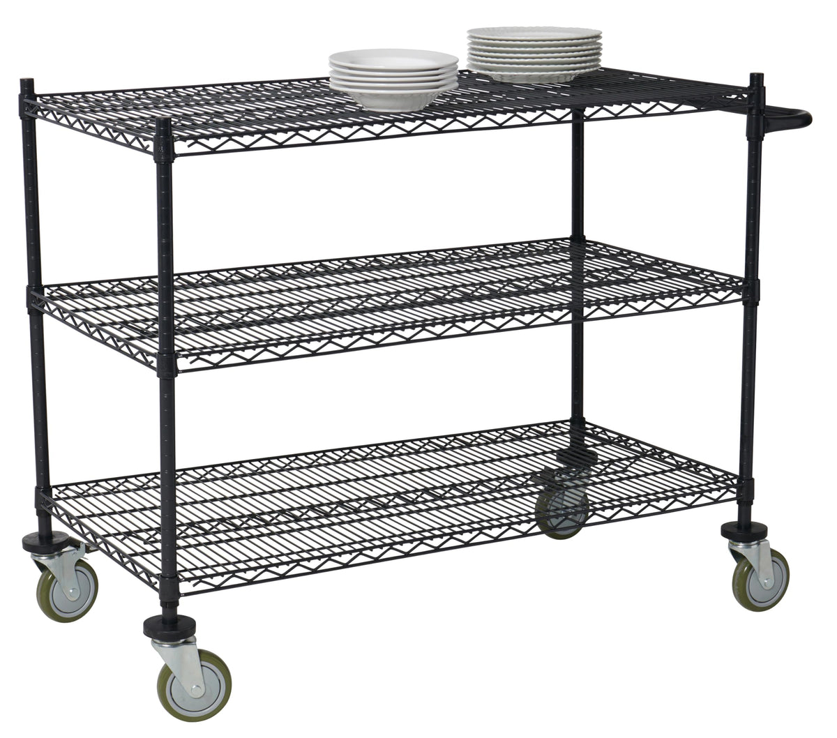 HUBERT Flint - 48"L x 24"W / Flint / 1 Utility Carts