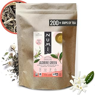 Numi Organic Jasmine Green Tea 16 Ounce Pouch Brews 200 Cups